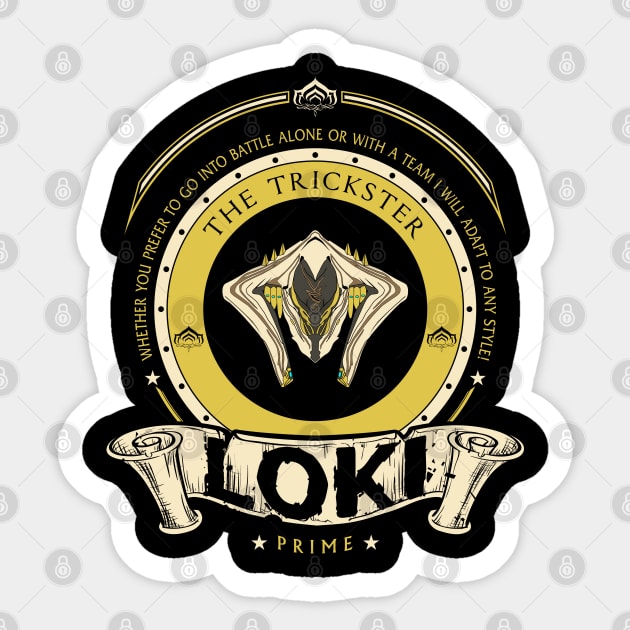 LOKI PRIME - CREST EDITION Sticker by Exion Crew